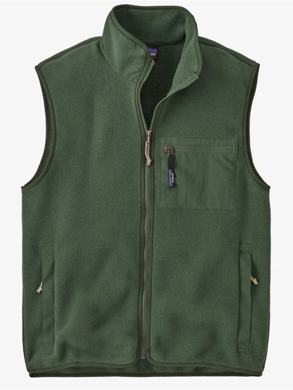 Patagonia Men’s Synchilla Fleece Vest - Torey Pine Green size Large